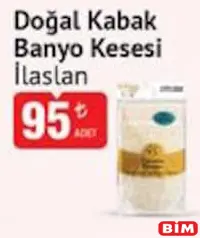 İLASLAN DOĞAL KABAK BANYO KESESİ